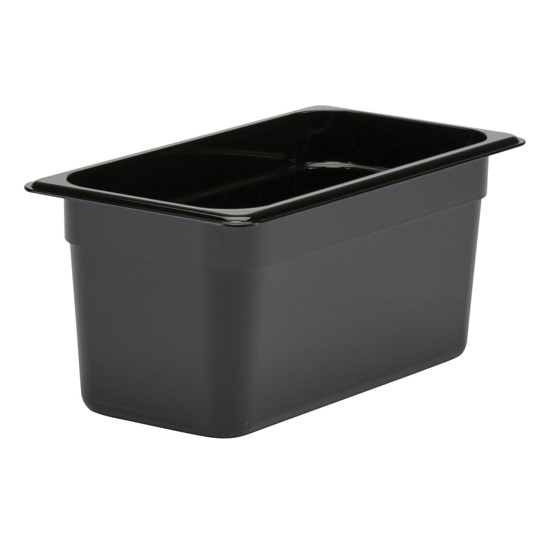 Cambro 36CW110 1/3 Size Food Pan 6" Deep, Black