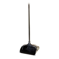 Rubbermaid Lobby Pro Upright Dust Pan with Long Handle, Black