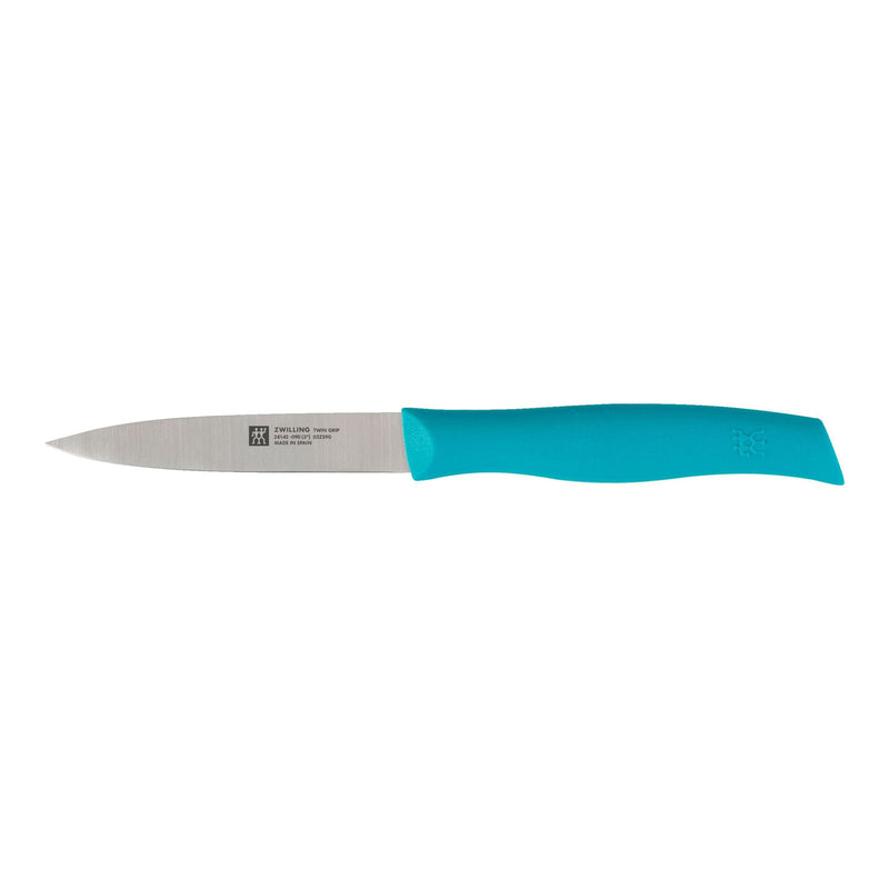 Zwilling Twin Grip 3.5" Paring Knife, Aqua Handle