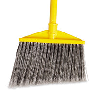 Rubbermaid 6375 Angle Broom with 48" Metal Handle, Grey