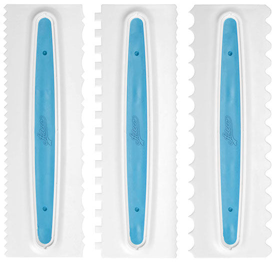 Ateco Design Icing Comb, Set Of 3