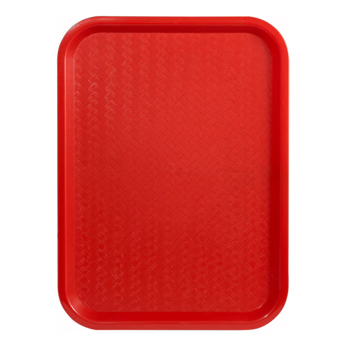 Winco FFT-1014R 10" Fast Food Tray, Red