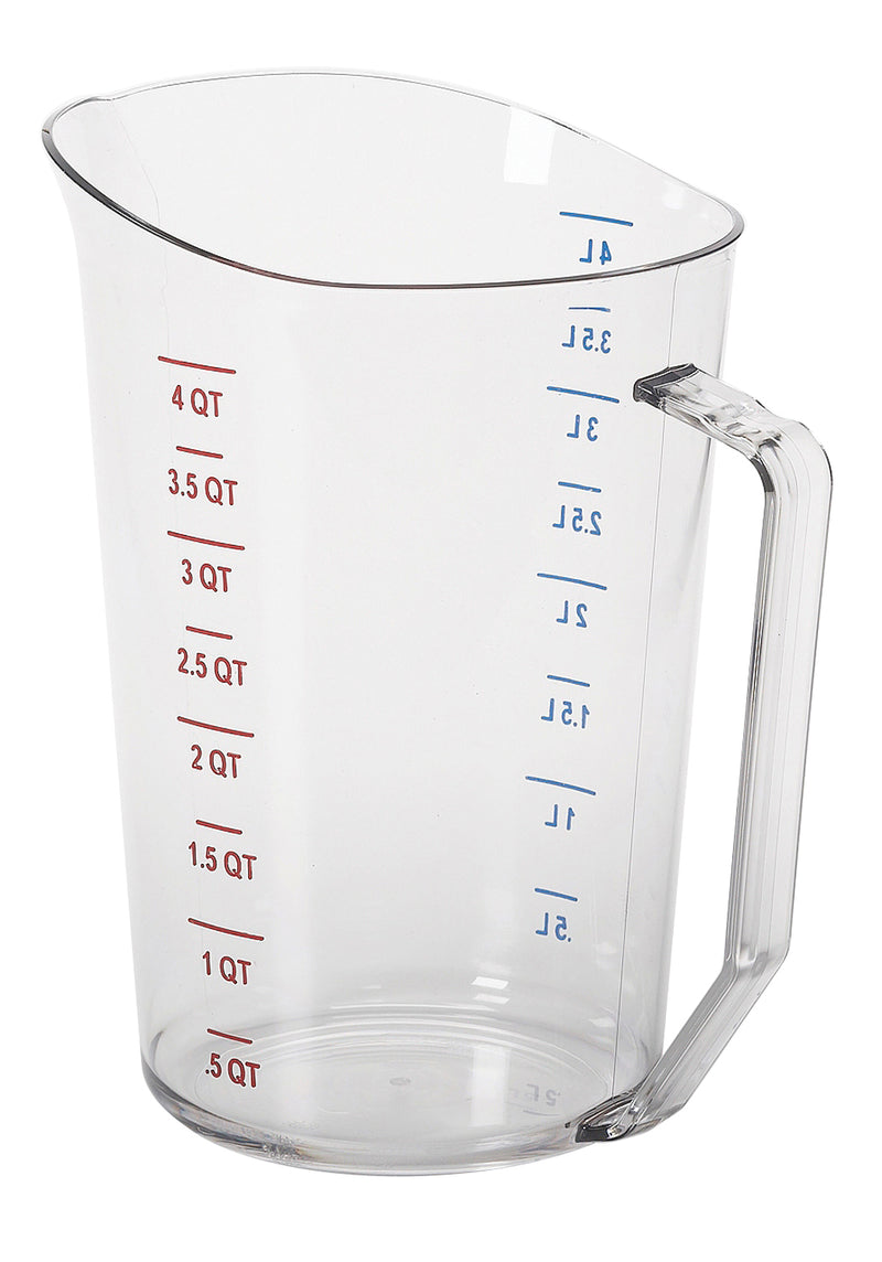 Cambro 400MCCW135 Camwear 4 Qt Pint Clear Measuring Cup