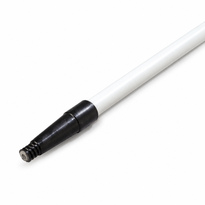 Carlisle Sparta 60" Threaded Handle, Fiberglass, White