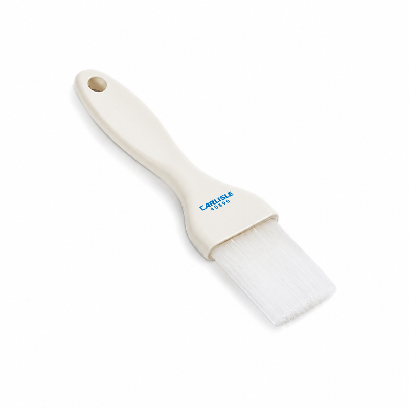 Carlisle 4039002 Galaxy 7" Flat Pastry Brush, White