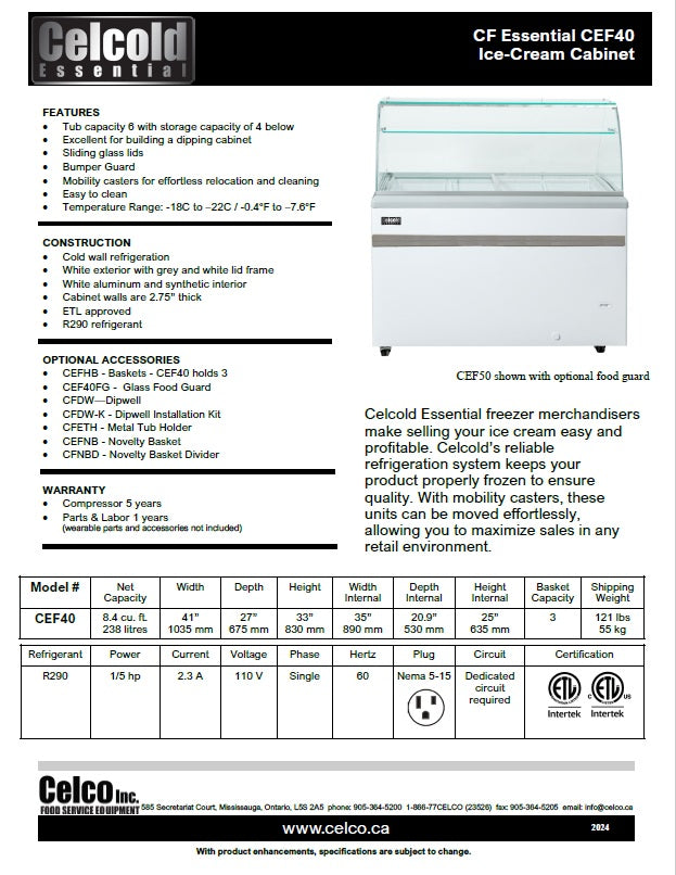 Spec Sheet