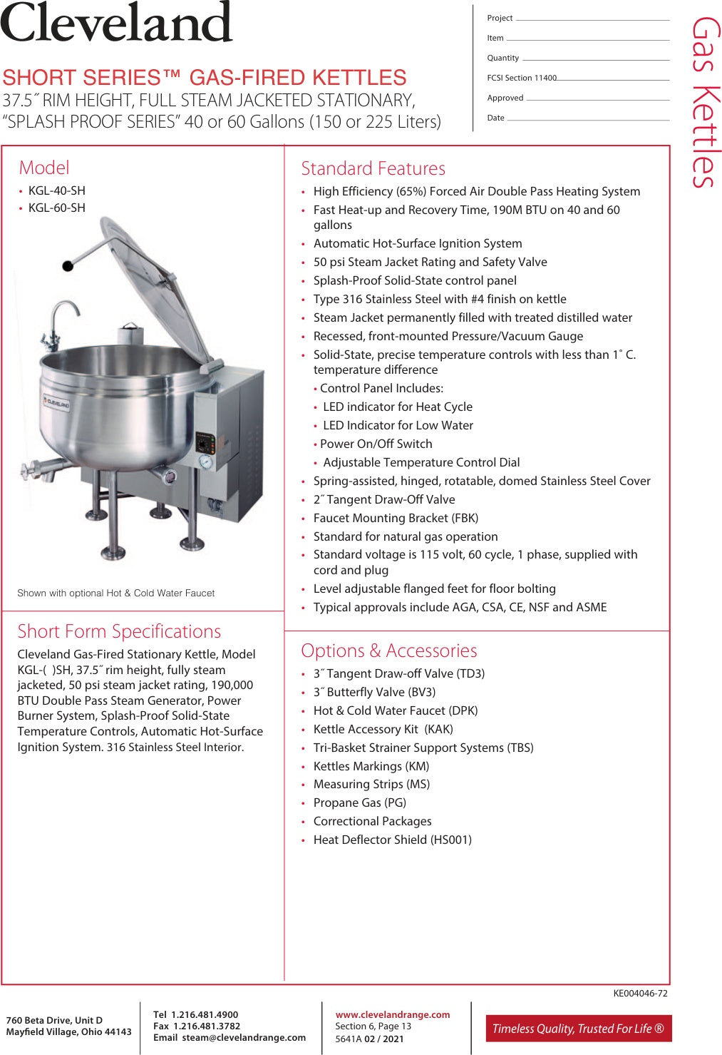 Spec Sheet