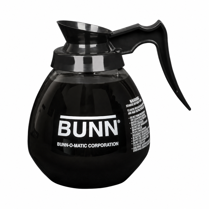 Bunn 1.9 Litre Glass Coffee Decanter, Black Handle