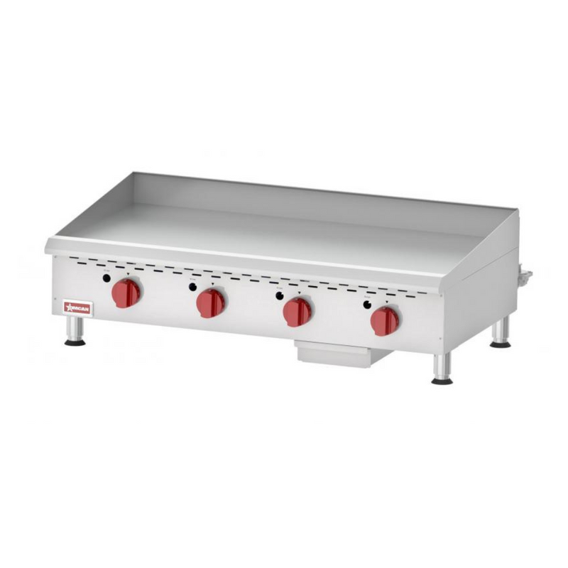 Nella Countertop 48" Griddle with Thermostatic Controls & 4 Burners, 120,000 BTU Natural Gas