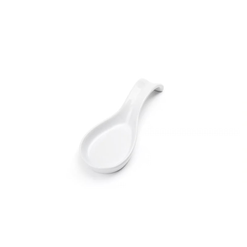 Fox Run 7.75" x 2.25" Ceramic Spoon Rest, White