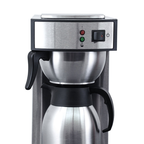 Nella 2 Litre Coffee Maker with 2 Litre Thermal Carafe, Stainless Steel, 100 Cups /Hour