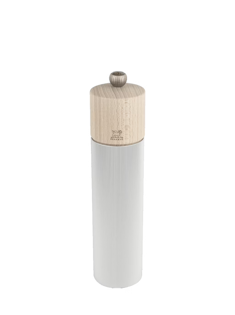 Peugeot Line 9" Salt Mill in Beechwood and Brushed Aluminum