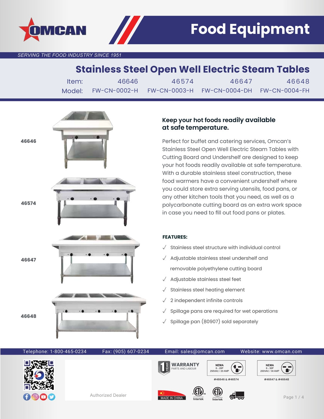 Spec Sheet