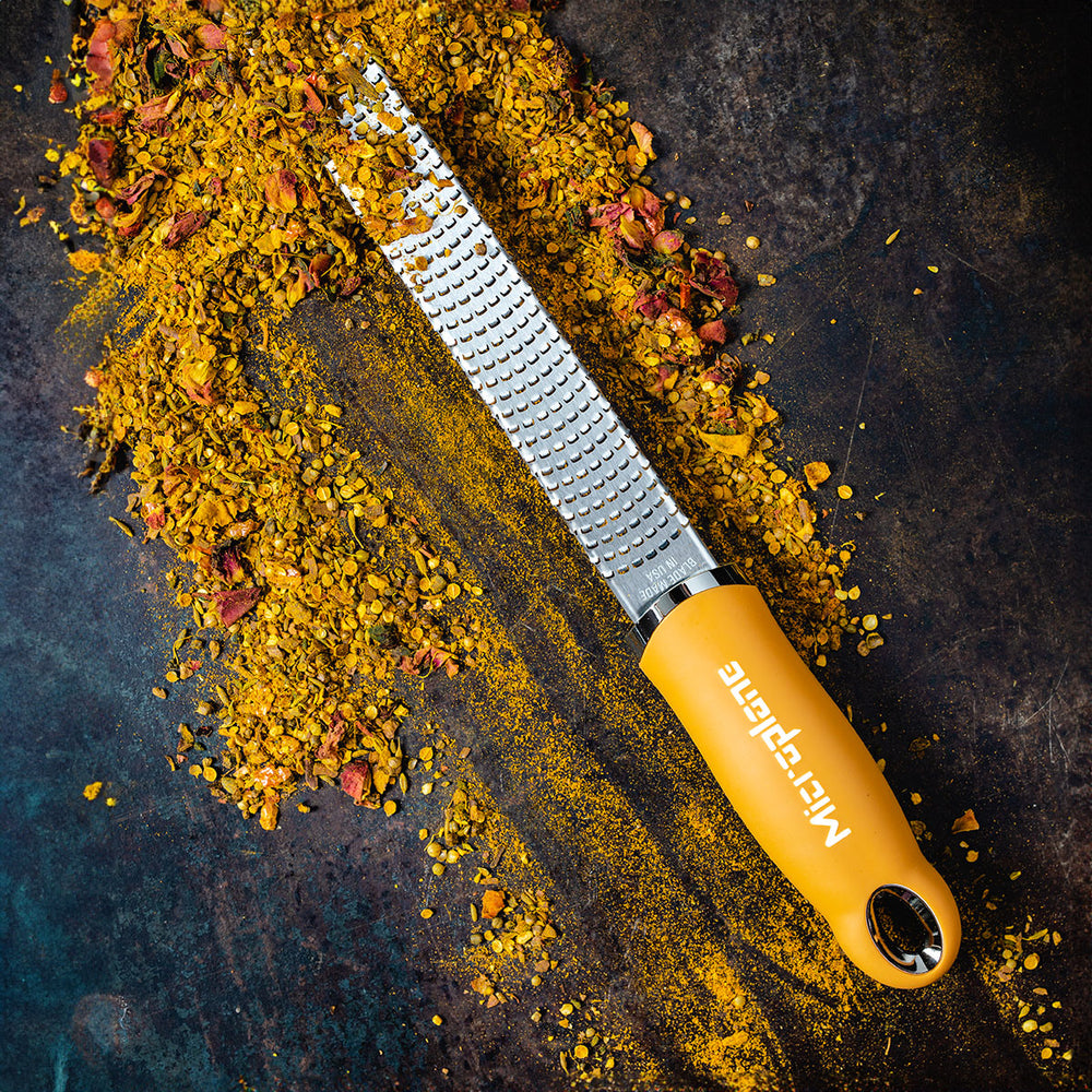 Microplane 12" Premium Classic Zester / Grater, Mustard Yellow