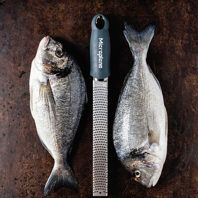 Microplane 12" Premium Classic Zester / Grater, Dark Grey