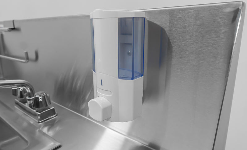 Nella 25" Portable Hand Sink with Backsplash, Water Heater & Pump