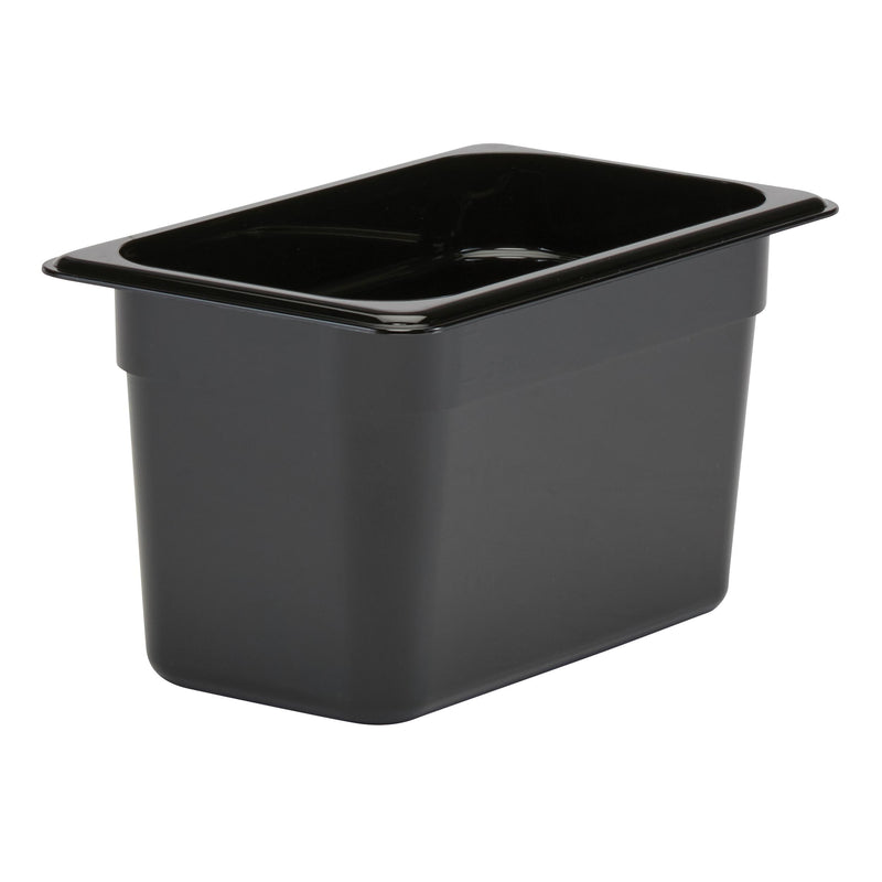 Cambro 46CW110 1/4 Size Food Pan 6" Deep, Black