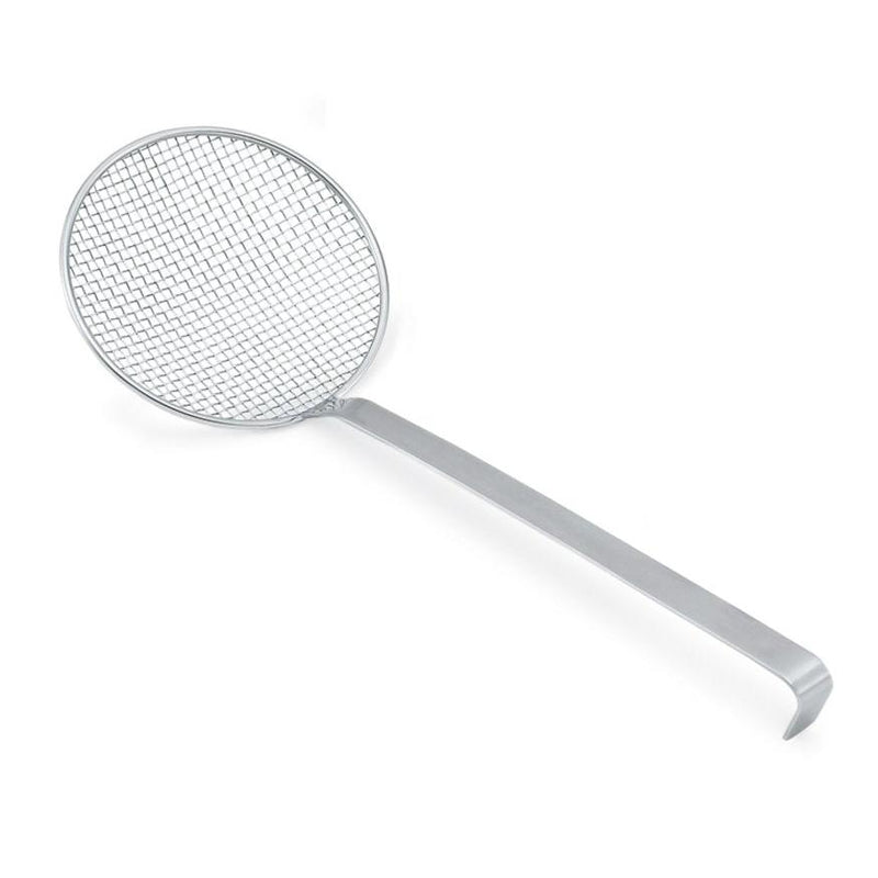 Vollrath 8" Round Wire Mesh Skimmer Heavy Duty, 14" Handle