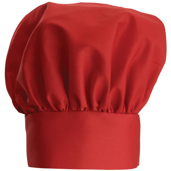 Winco 13" Chef Hat, Red