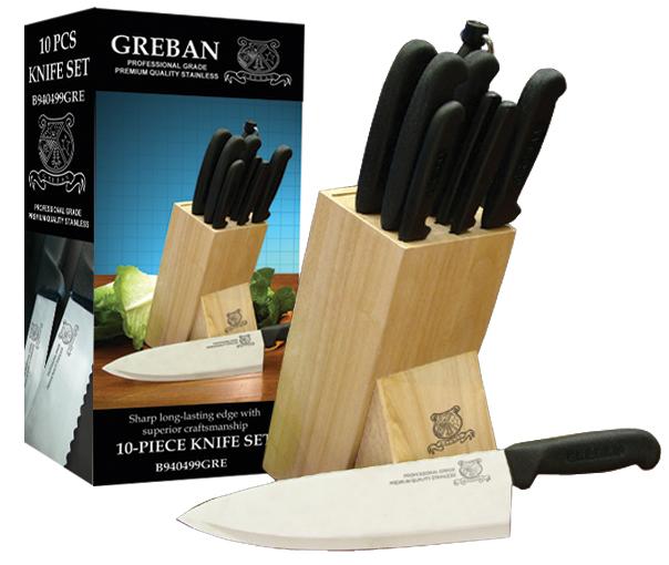 Nella Greban 10 Set Premium Knife Block Set