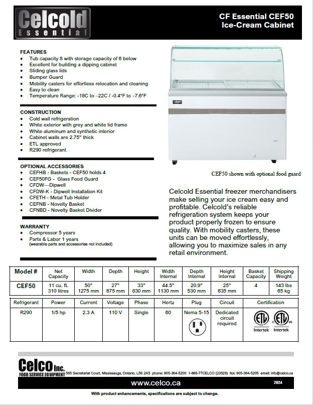 Spec Sheet