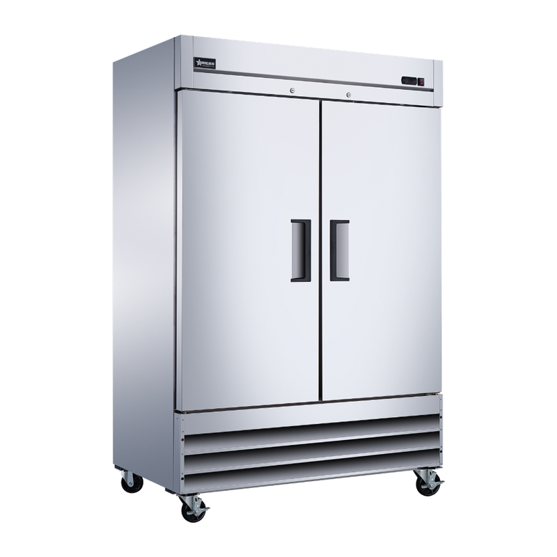 Nella 54" Reach In Refrigerator with 2 Solid Doors