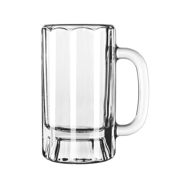Libbey 14 Oz Paneled Beer Mug Glass 12 /Case