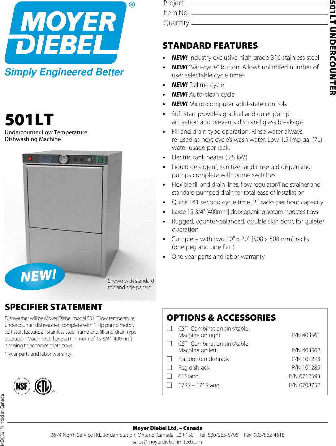 Spec Sheet