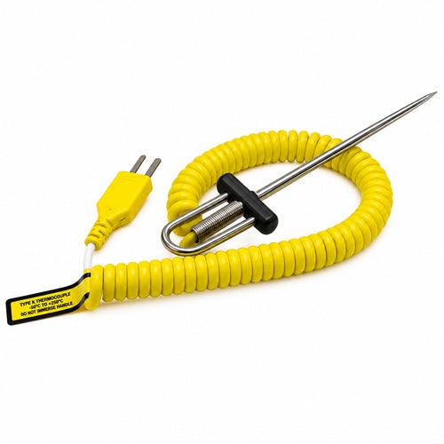Cooper-Atkins DuraNeedle Type K 6" Needle Tip Probe with Jacket Cable, -40° to 500°F