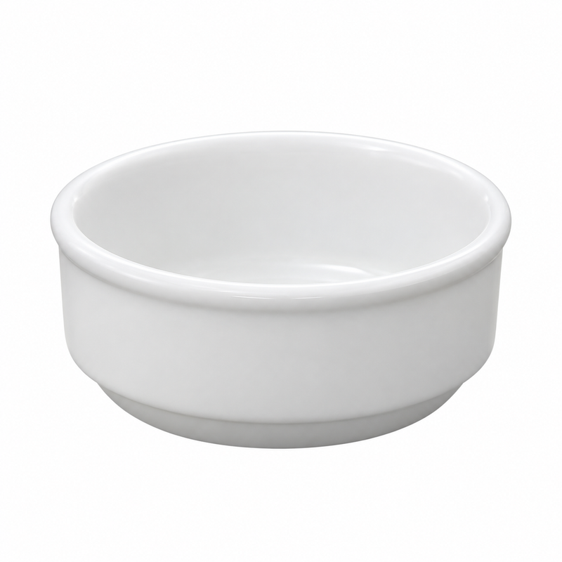 Continental Plain White 3.75" Butter Dish 24 /Case