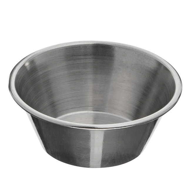 Browne 1.5 Oz Sauce Cup, Stainless Steel, 12/ Case