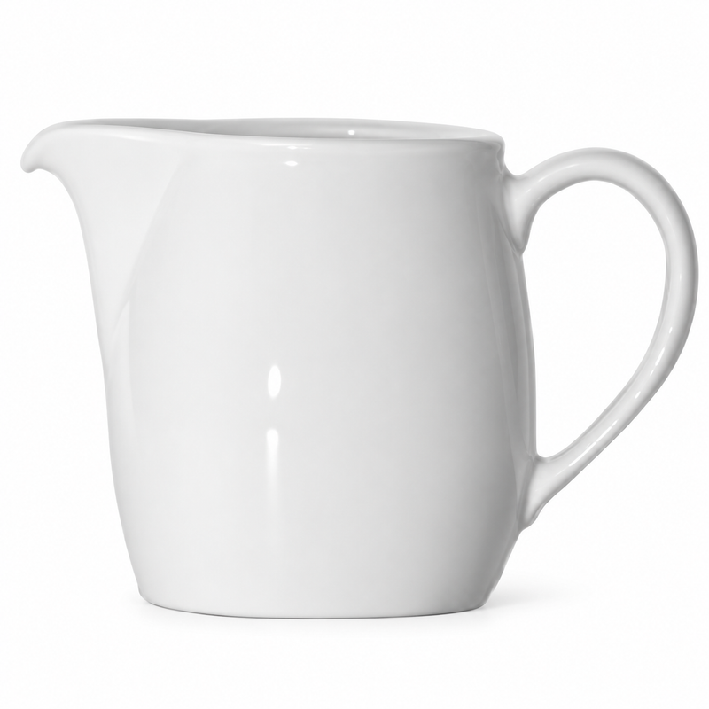 Continental Plain White 9 Oz Jug, White, 12 /Case