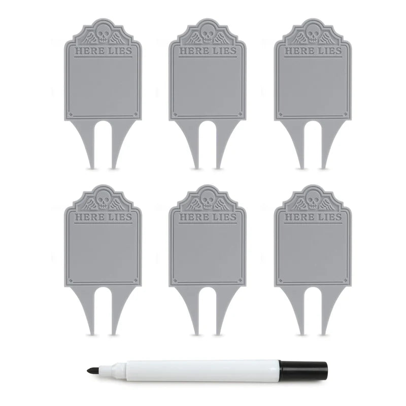 Fred Grave Markers Reusable Food Signs