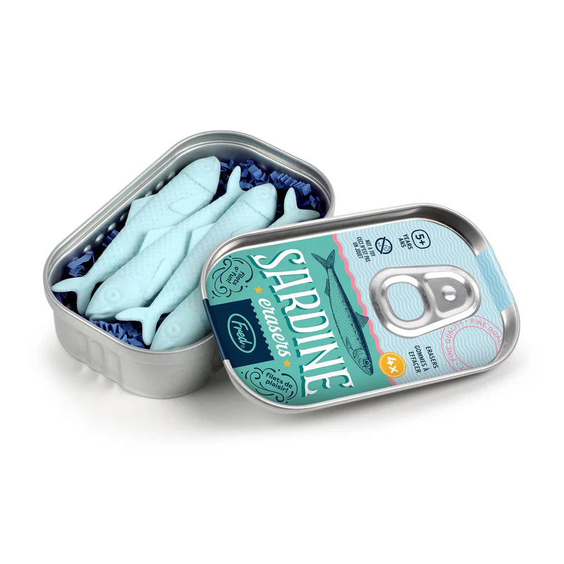 Fred Sardine Erasers