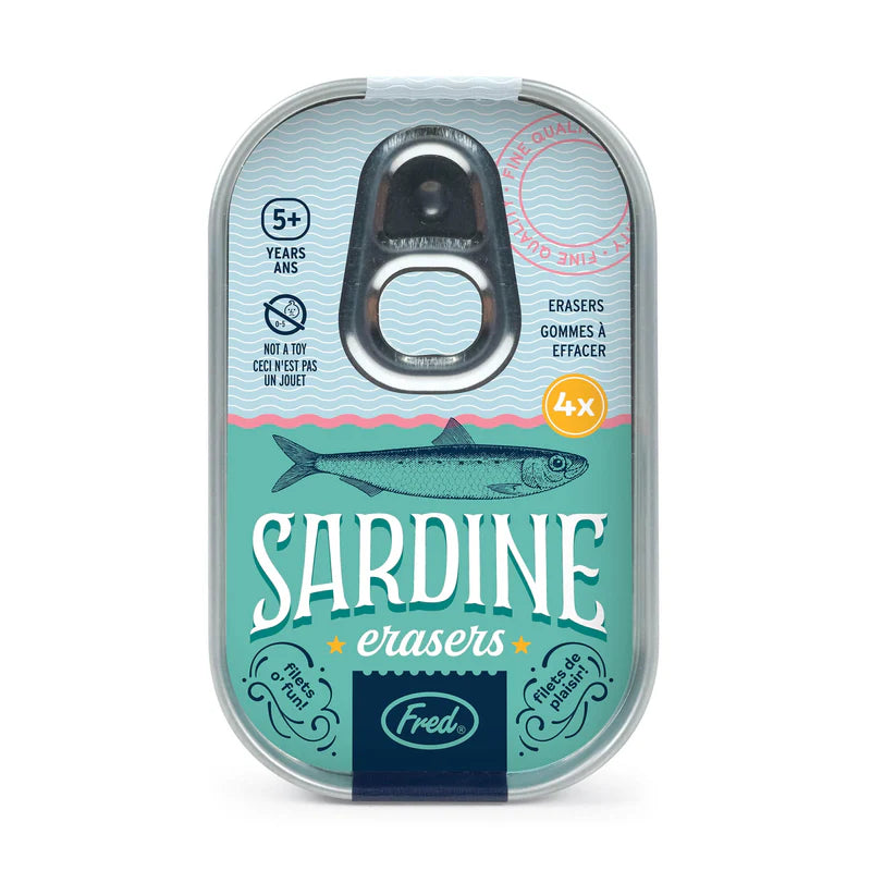 Fred Sardine Erasers