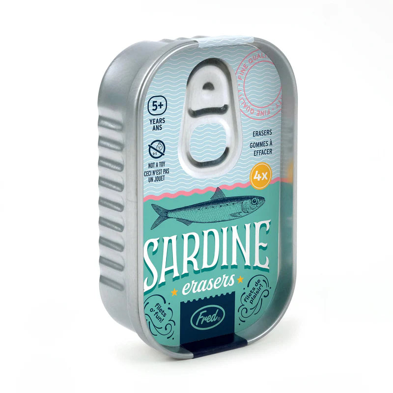 Fred Sardine Erasers