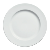 Browne Palm 12" Presentation Round Plate, White 12 /Case