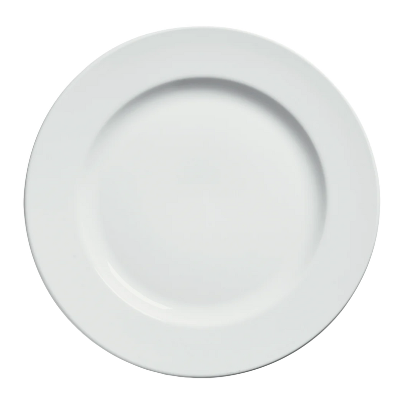 Browne Palm 12" Presentation Round Plate, White 12 /Case