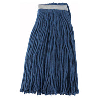 Winco 24 Oz Cotton-Poly Blend Mop Head, Blue