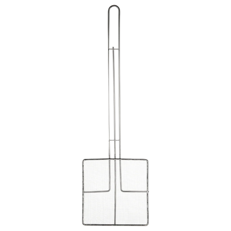 Browne 6.5" Medium Mesh Skimmer, Stainless Steel