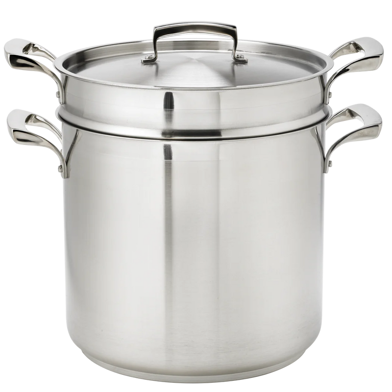 Thermalloy 20 Qt Pasta Cooker 3 Piece Set - Stainless Steel