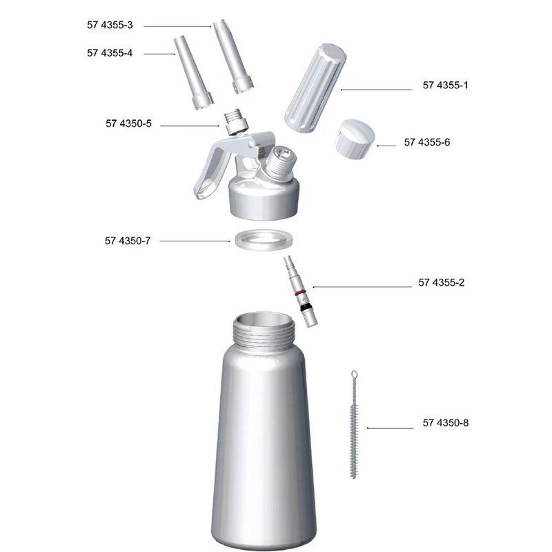 Browne Cap For Whip Cream Dispensers