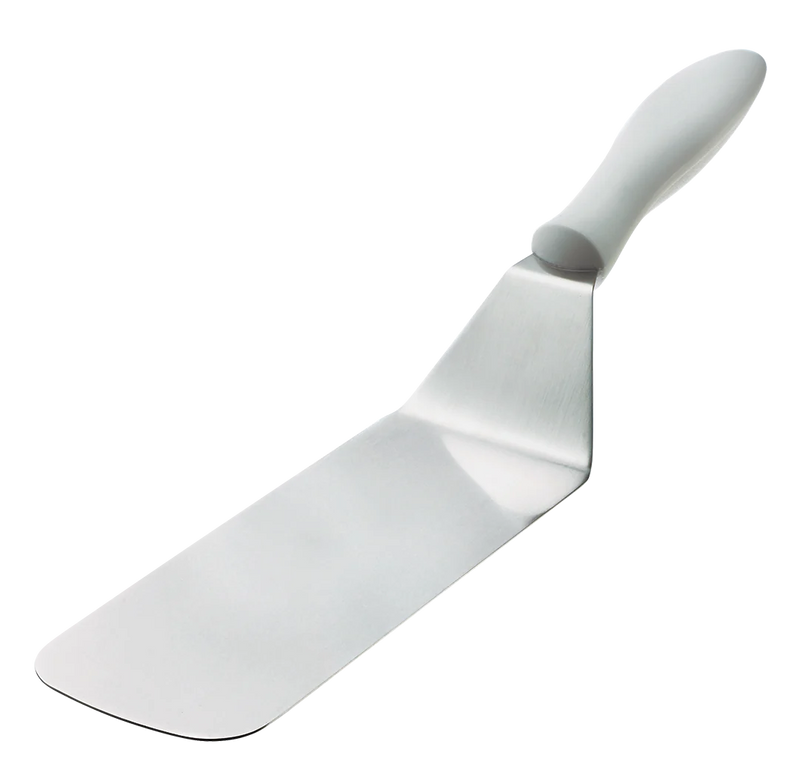 Browne 3" x 8" Carbon Steel Turner, Plastic Handle