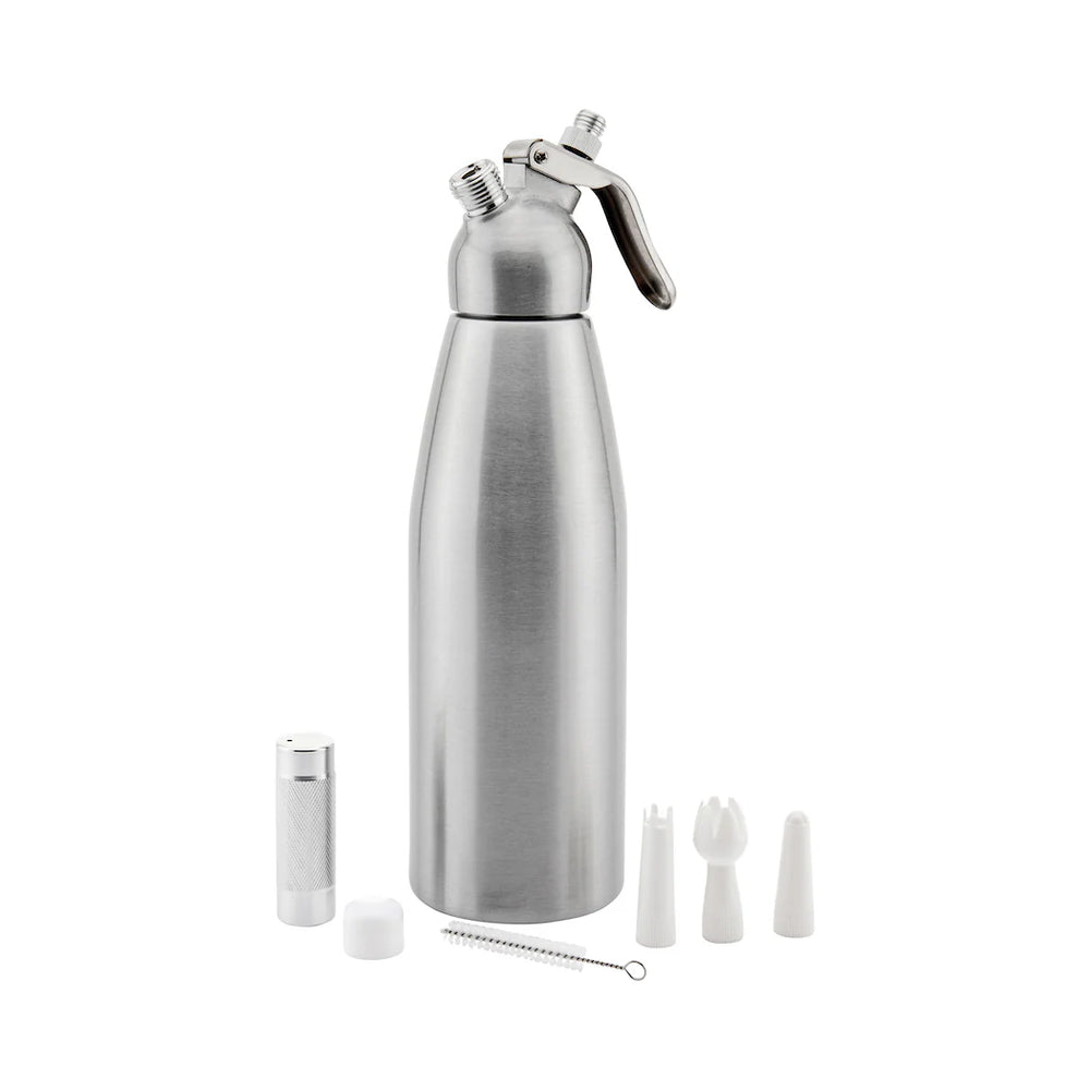 Browne 1 Qt Mosa Whip Cream Dispenser, Aluminum