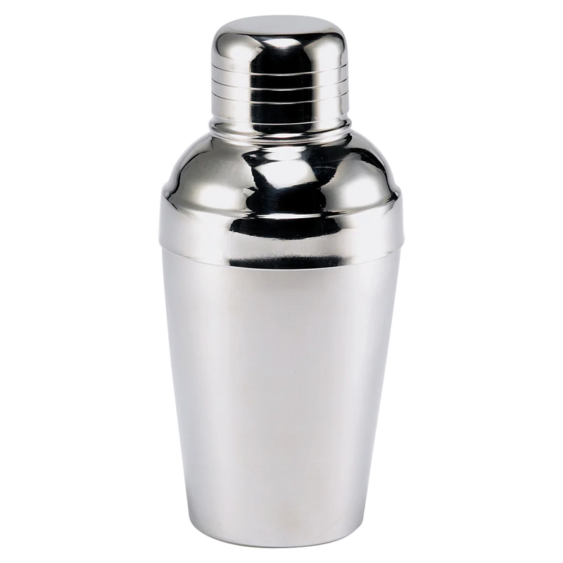 Browne 8 Oz Bar Cocktail Shaker Set, 3 Piece, Stainless Steel