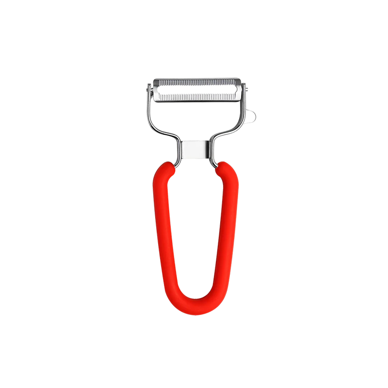 Browne Y Peeler with Serrated Blade, Red