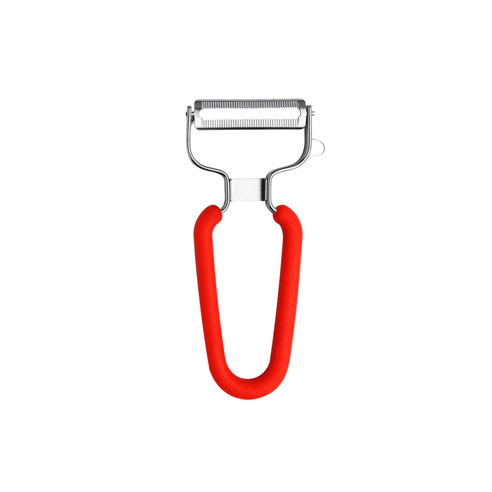 Browne Y Peeler with Serrated Blade, Red
