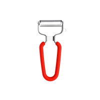 Browne Y Peeler with Serrated Blade, Red