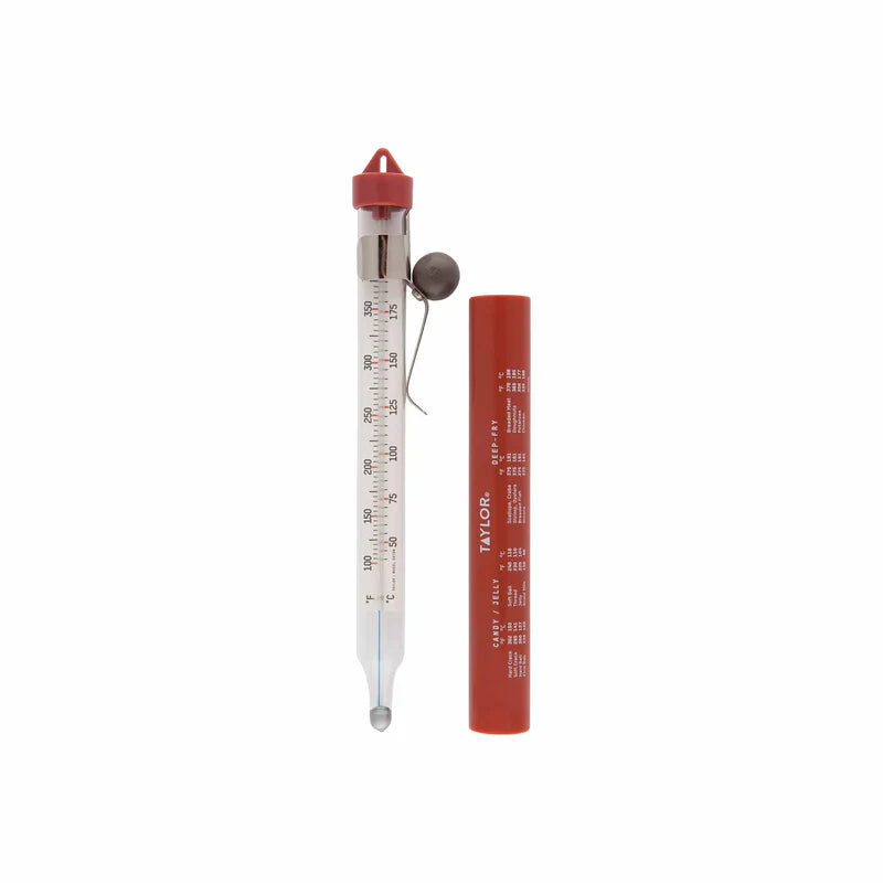 Taylor Candy / Deep Fry Glass Thermometer (C°/F° Mode) 50° C to 200° C