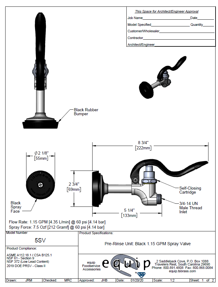 Specs Sheet